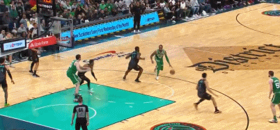 又伤一个！奥莫鲁伊防守三分落地踩脚受伤