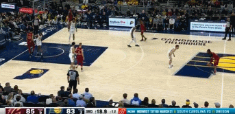 真是默契啊！加兰中路突破送出骚气背传 阿伦心领神会轻松吃饼