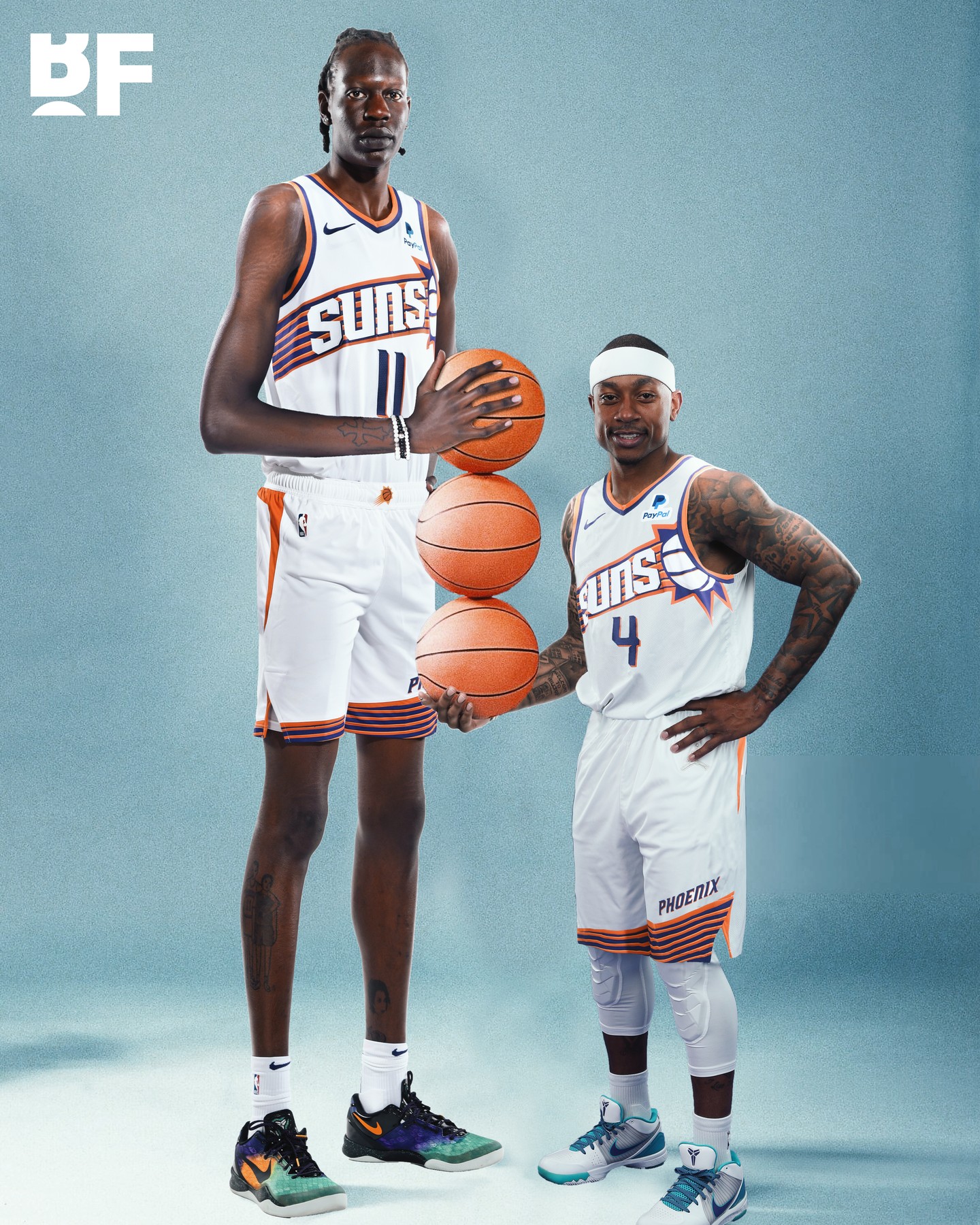 最萌身高差！美媒PS波尔-波尔与小托马斯合影复刻经典