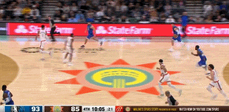 神仙也难逃！欧文反击绚丽拉杆 文班亚马黄雀在后钉板大帽