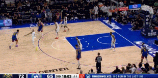 压哨出手！贾马尔-穆雷弧顶高难度打板三分