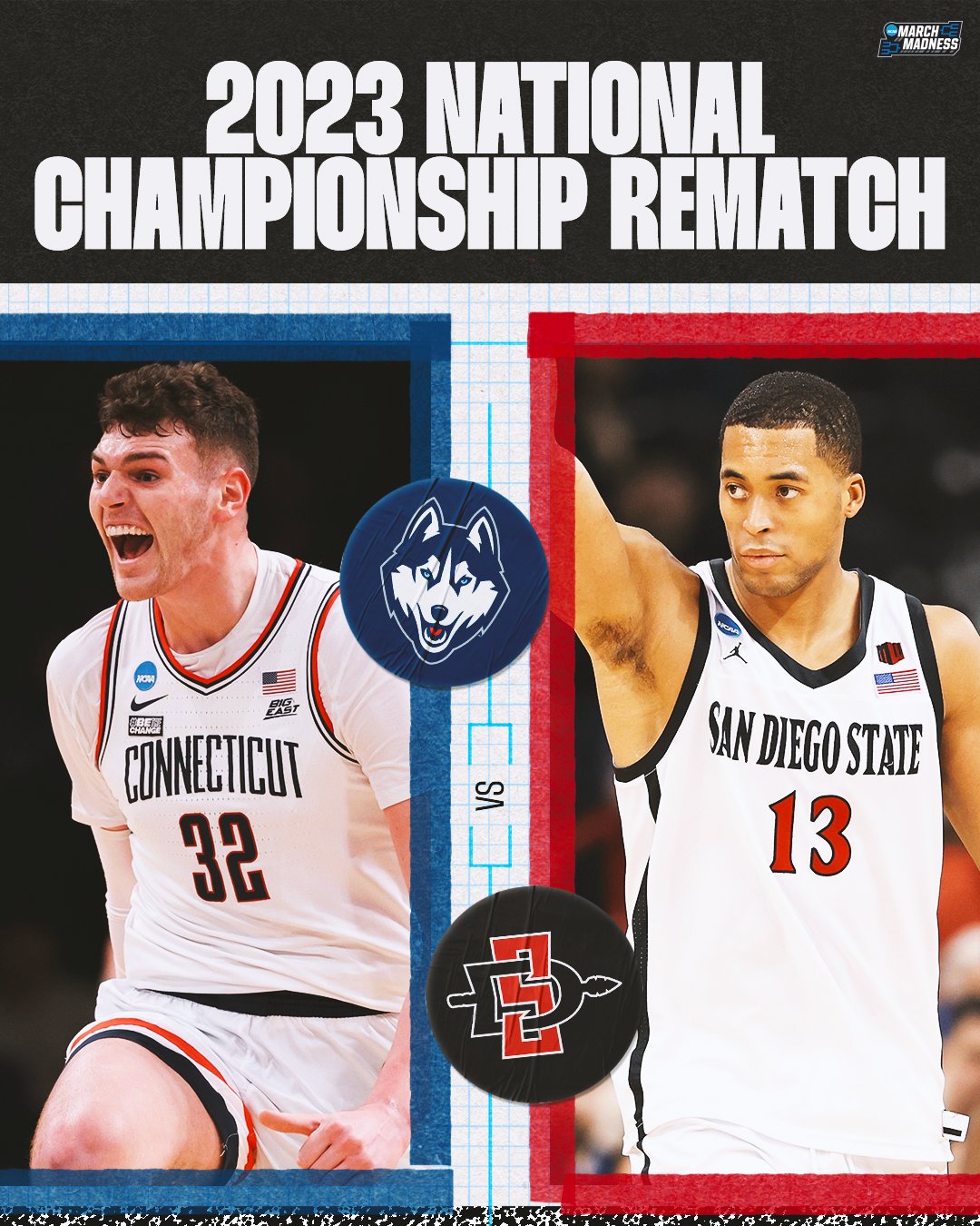 冠亚军重逢！康大&圣迭戈州大甜蜜16强相遇 前者去年夺校史第5冠