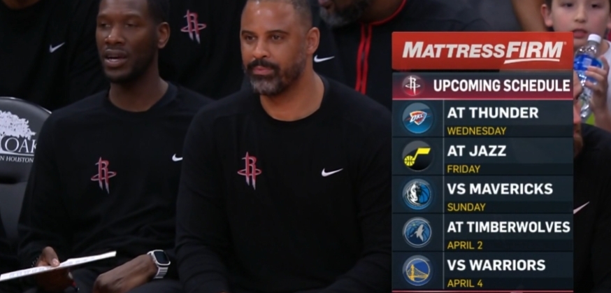 抬走下一个？火箭下一场战西部第二雷霆 本赛季1-2对手