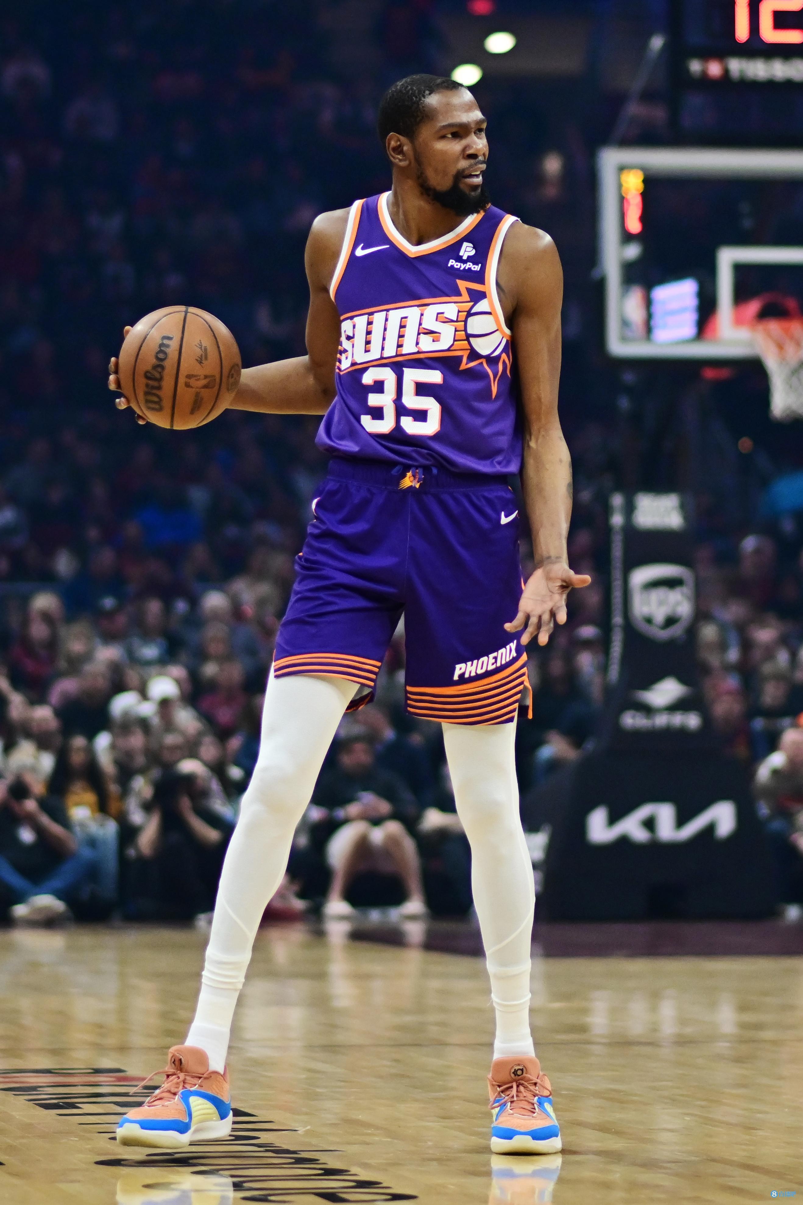 防守还可以！杜兰特送3盖帽 15中5拿19分4篮板